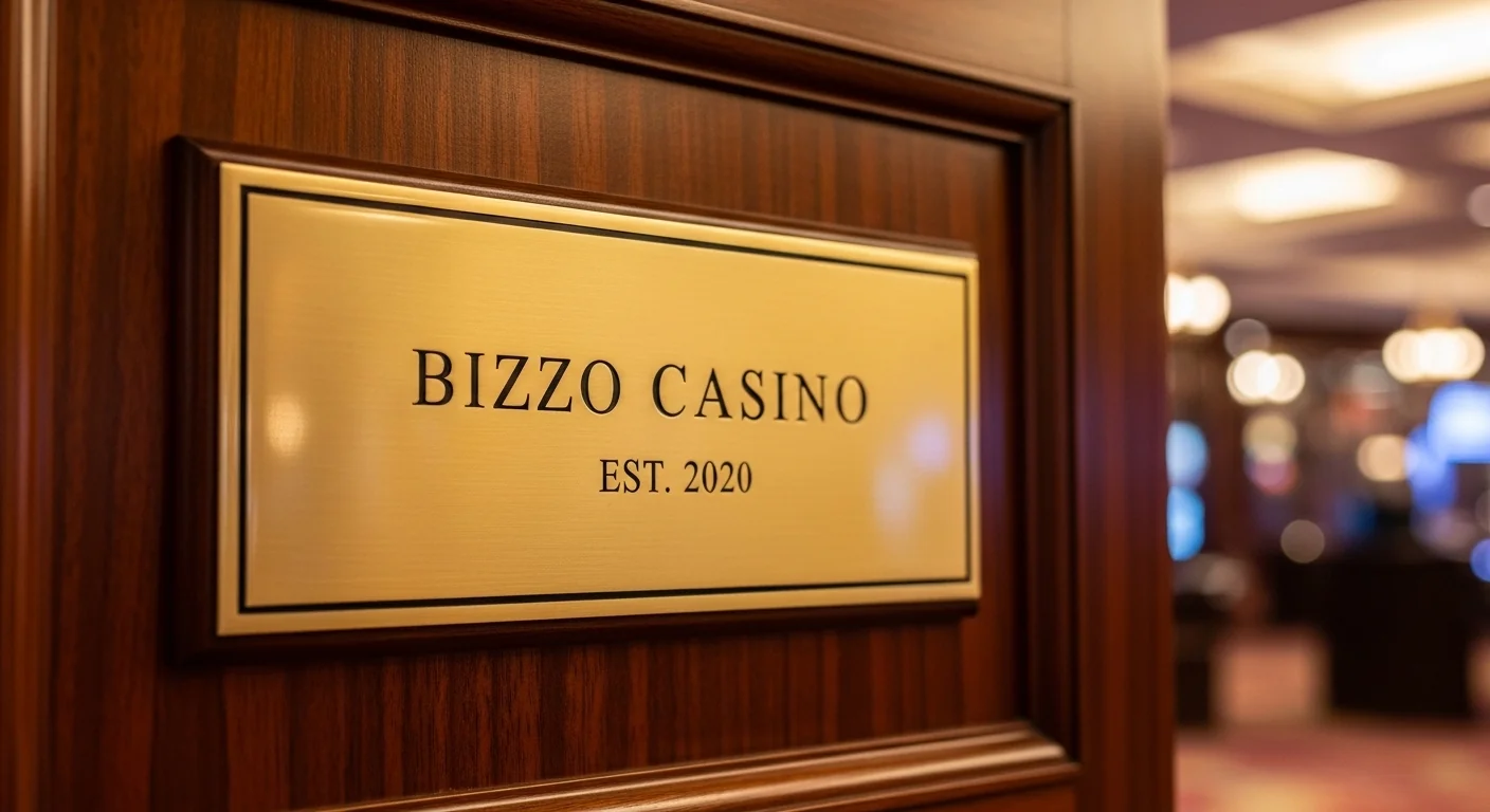 A person's hands using a smartphone to play at Bizzo Casino